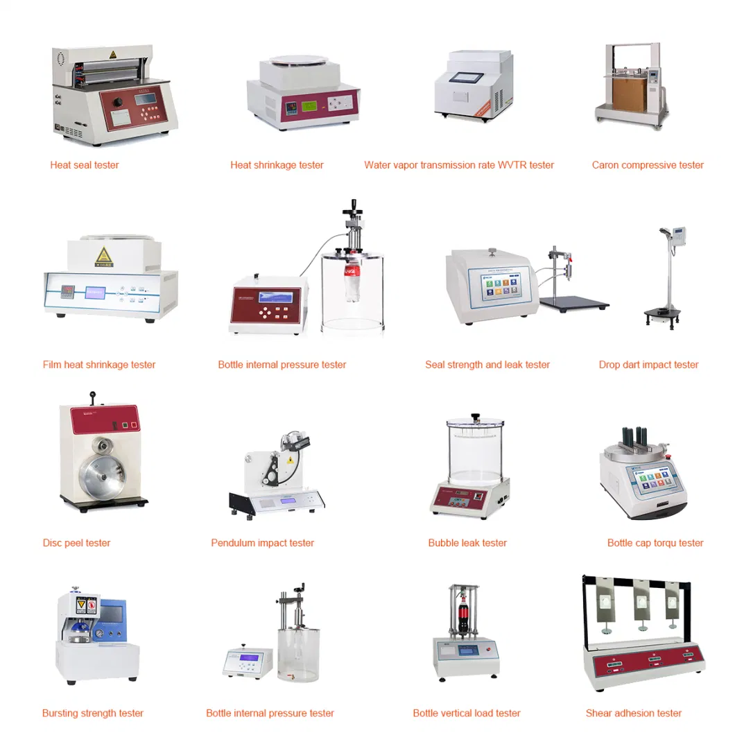 Packaging Test Equipment Seal Strength and Leak Tester ISO ASTM