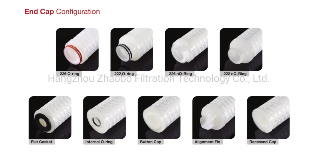 High Performance PP Pleated Water Filter Cartridge RO Micron Membrane Water/Air/Oil Purifier Filters for Industrial Water Treatment Water Filter Housing