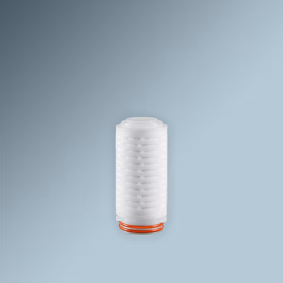 PP/Pes/PTFE/PVDF/Nylon Pleated Filter Cartridges with Fin /DOE Cap