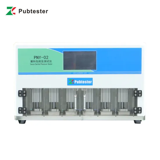 Ketchup Packet Package Static Load Compression Tester 