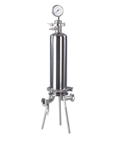 Darlly Sanitary Single Round Filter Housing with Electropolished A Series 