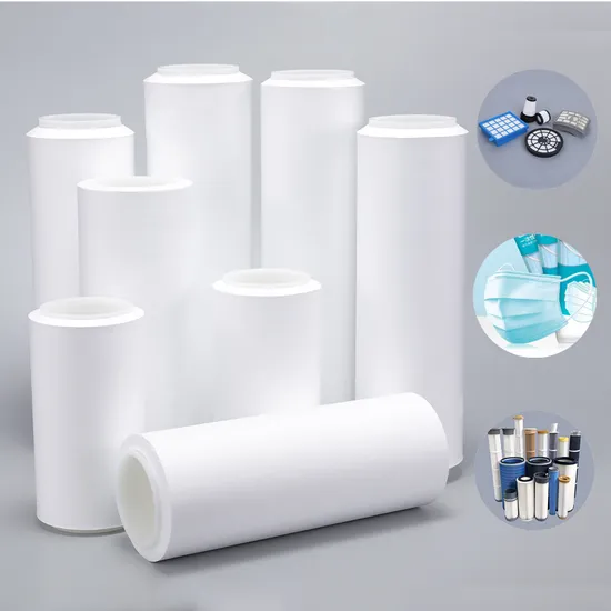 UNM 0.1um 0.22um 0.45um Roll & Disc Hydrophobic PES PTFE Filter Membrane for Filtration 