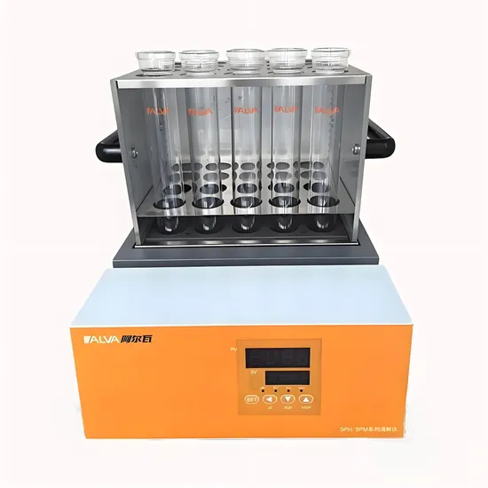 Spmd120g: Advanced Graphite Digestion Instrument with Touchscreen Control for High