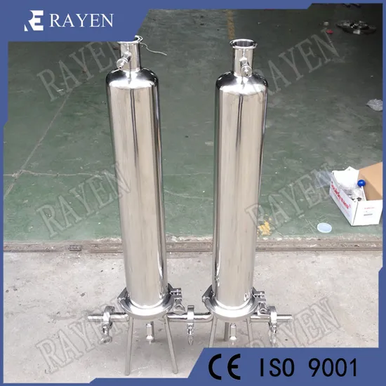 Sanitary Stainless Steel Filter Housing Manufacturers Single Cartridge Filter Housing 
